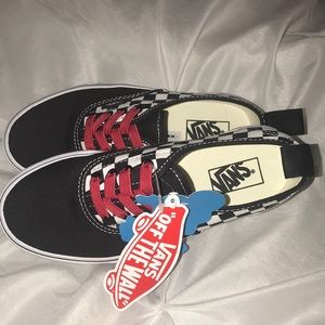 Little girls checkered Vans